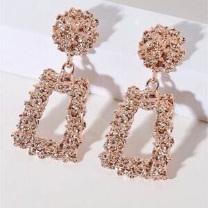 Rose Gold Drop Earrings